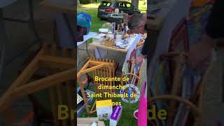 Brocante de dimanche em Saint Thibault de vignes  France 🇫🇷 [upl. by Merril]