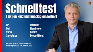 8 Aktien im Schnelltest  Oliver Kantimm im Gespräch [upl. by Ettenuahs]