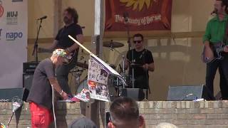 A Band plays quotLONDON CALLINGquot at the Tolpuddle Martyrs Festival  England UK [upl. by Vernor]