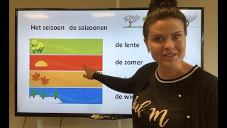 NT2 sneeuw donder bliksem seizoenen lente zomer herfst winter🌸🌞🍁☃️learndutch nederlandsleren [upl. by Ann-Marie]