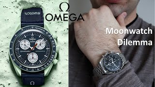 OMEGA Moonwatch Dilemma Hesalite vs Sapphire vs Swatch Collaboration The MoonSWATCH [upl. by Retsek219]