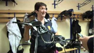 Andy sees inside the Jockeys Changing Room at Chester Racecourse [upl. by Scheck]