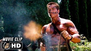 COMMANDO Clip  quotEpic Shootoutquot 1985 Arnold Schwarzenegger [upl. by Asyen]