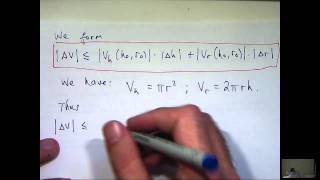 Partial derivatives and error estimation [upl. by Akienaj204]