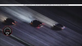 022224 Corvette tops 170 mph in LA freeway chase [upl. by Tnerual985]