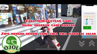 OJOL THE GAME  TUTORIAL MENDAPATKAN UANG ORDERAN LEBIH DARI 20K amp TIPS MENGISI BENSIN DI JALAN [upl. by Saraiya187]