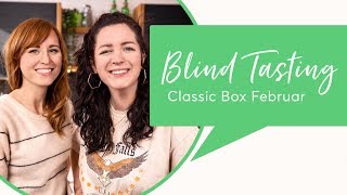 brandnooz Classic Box Februar BLIND TASTING mit Silvi Carlsson und Moin Liz [upl. by Eirena]