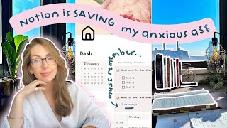 planning my week in notion as a phd student  sunday reset vlog [upl. by Ardnossak160]