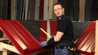 How to Install Valley Panel ABC SL16® Metal Roofing System [upl. by Casady]