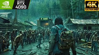 CLEAR LOGGING CAMP PC RTX 4090 ULTRA Realistic Graphics 4K Days Gone [upl. by Woodie143]