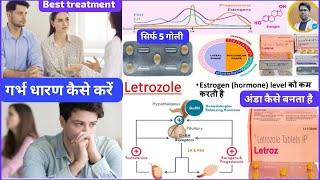 LETROZOLE TABLET 25MG USES IN HINDIDOSEगर्भधारण मैं यूज होने वाली दवाईयांबांझपन का इलाज़ [upl. by Zetnahs]