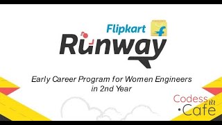 Flipkart Runway program session with Sanjana Narayan [upl. by Anairotciv900]