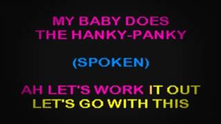 SC2361 03 James Tommy amp The Shondells Hanky Panky karaoke [upl. by Onimixam881]