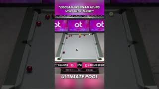 Declan Brennan at his BEST 🤯🚨 ultimatepool billiards 8ballpool pooltrickshot [upl. by Alaaj280]