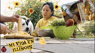 TAMALITOS DE ELOTE UCHEPOS  Y quieres que se vaya el viejo Vlog 575 [upl. by Hgielrebma]