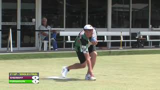 2017 NSW Bowls Championship Singles Final Sherriff V Ferguson [upl. by Ylhsa]