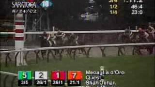 Medaglia DOro  2002 Travers Stakes [upl. by Legnaleugim]