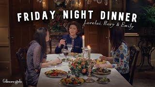 Friday Night Dinner 🍽️ Gilmore Girls 🏡  Classical music eating [upl. by Yzeerb102]