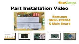 Samsung XMain Boards Replacement Guide for Plasma TV Repair [upl. by Rehpotsrhc143]