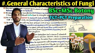 General characteristics of Fungi  Reproduction in Fungi  BSc  MSc  NEET  PGT Biology [upl. by Lay]