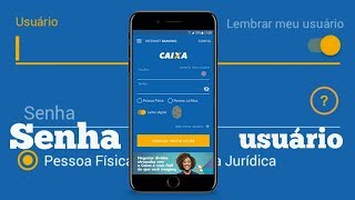 como recuperar senha e usuário no internet banking da caixa [upl. by Nebe]