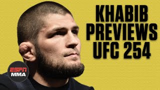 Khabib Nurmagomedov previews fight vs Justin Gaethje at UFC 254  FULL CONVO  ESPN MMA [upl. by Margery]