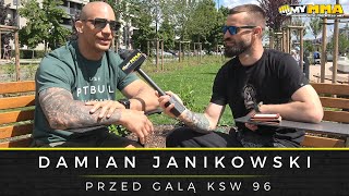 DAMIAN JANIKOWSKI  KSW 96  RewanĹź z Pawlakiem  Pas mistrzowski  5 rund  Superfight z Bartosem [upl. by Ennayelhsa]