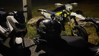 POV 4K  Night ride  Keeway Vieste 125 [upl. by Eirol656]