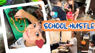 VLOG 83  Vegetables aur pasta se banaya humne human face – School Hustle  Hindi [upl. by Eikkin39]