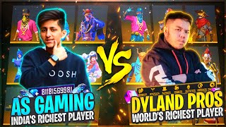 As Gaming Vs Dyland Pros Richest Collection Versus Of Free Fire  Who Will Win  Garena Free Fire [upl. by Fiske]