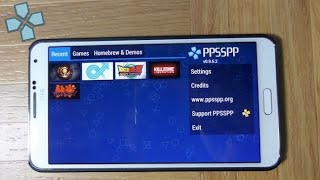 طريقة تشغيل ألعاب psp على الهاتف  Ppsspp android Emularor [upl. by Lirva]