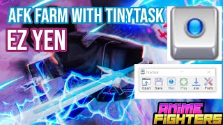 How to AFK farm in Anime Fighters with Tinytask [upl. by Yras]