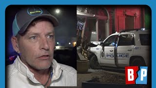 Cop CRASHES Into Bar ARRESTS Owner [upl. by Ahker]