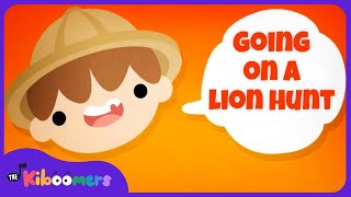 Going on a Lion Hunt  THE KIBOOMERS Preschool Songs for Circle Time [upl. by Daron]