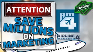 Save Millions💰  Airline Manager 4 Marketing 🛫 [upl. by Avra]