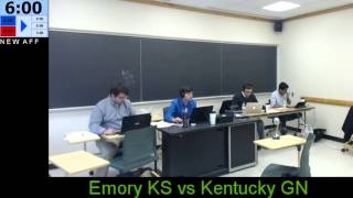 2016 NDT  Kentucky GN vs Emory KS [upl. by Ori748]