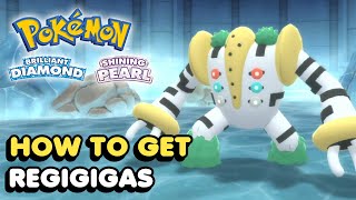 How To Get Regigigas In Pokemon Brilliant Diamond amp Pokemon Shining Pearl Regigigas Location [upl. by Kaasi687]