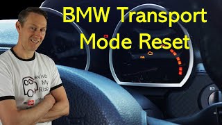 BMW Transport Mode Reset using DIS software  will fix problems with heater blowers and demister etc [upl. by Annnora]