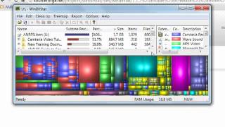 Using WinDirStat To Cleanup Disk Files [upl. by Dnomasor]