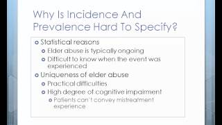 Research on elder abuse incidence and prevalence [upl. by Narret616]