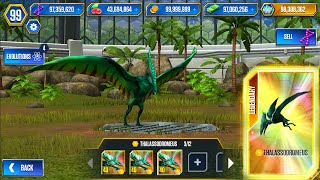 NEW THALASSODROMEUS X3 MAX LEVEL 40 JURASSIC WORLD [upl. by Hallsy371]