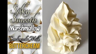 How to make Marshmallow Condensed Milk Buttercream Recipe [upl. by Assilem]