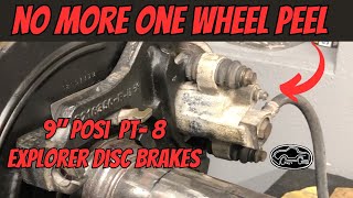 Ford 9quot posi rear end PT8 disc brakes conversion [upl. by Coh]