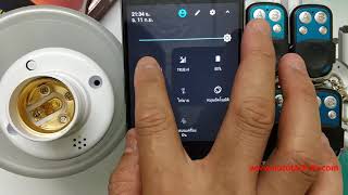 Sonoff Slampher RF ขั้วหลอด SmartHome E27 Part 1 [upl. by Yelyak]