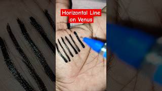 Horizontal Lines on Venus Mountain astrology palmist palmistry jyotish trending shortvideo [upl. by Eachern]