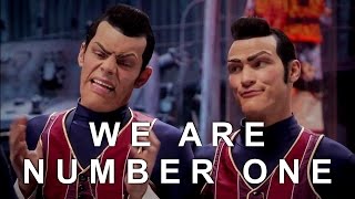 We Are Number One but its just the individual letters  characters [upl. by Wollis]