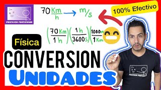 ✅CONVERSIÓN de UNIDADES Físicas 𝙈𝙚𝙟𝙤𝙧 𝙈é𝙩𝙤𝙙𝙤 😎​🫵​💯​ FÍSICA [upl. by Anatol]