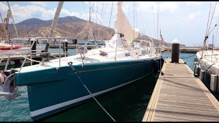 35 Sailing A MILLION DOLLAR YACHT  55ft Carbon Racer Cruiser [upl. by Damas]