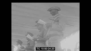 Ghana Junta Celebrates AntiNkrumah Coup  Military Parade  Black Star Square Accra  Feb 1967 [upl. by Ilsa536]