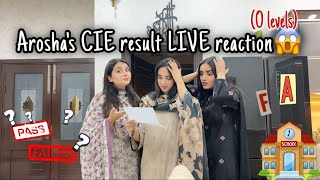 Arosha’s CIE result LIVE REACTION  A or F 😱 Sb Buhat pareshan rhy🥲 [upl. by Evilo345]